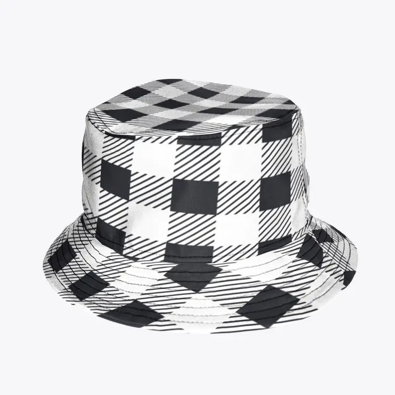 Black and White Buffalo Plaid