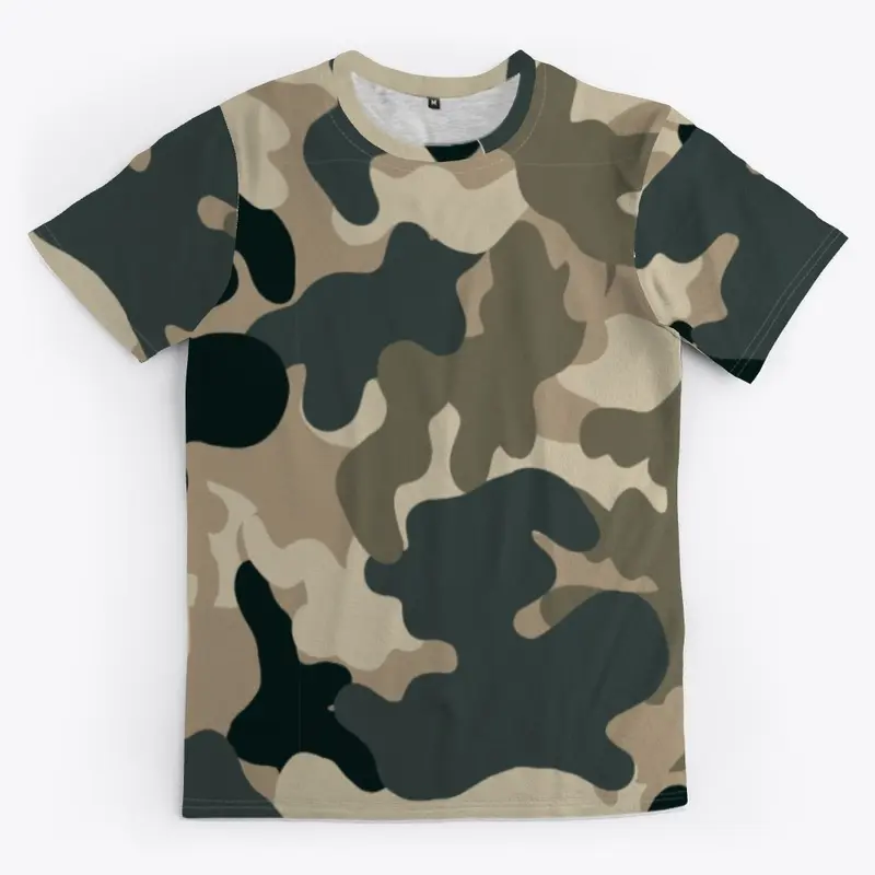 Cute Camouflage Military Look