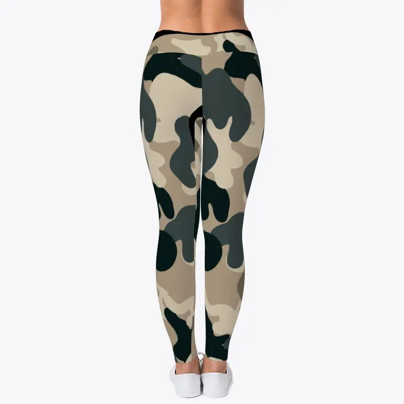 Cute Camouflage Military Look