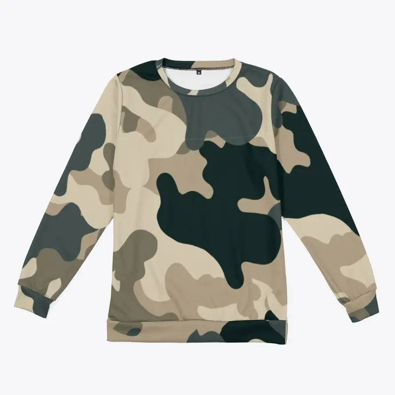 Cute Camouflage Military Look